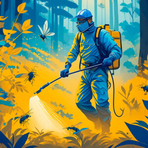 Punto azul insecticida