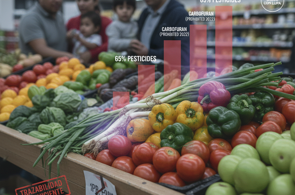Alerta por exceso de plaguicidas en frutas y verduras de supermercados limeños